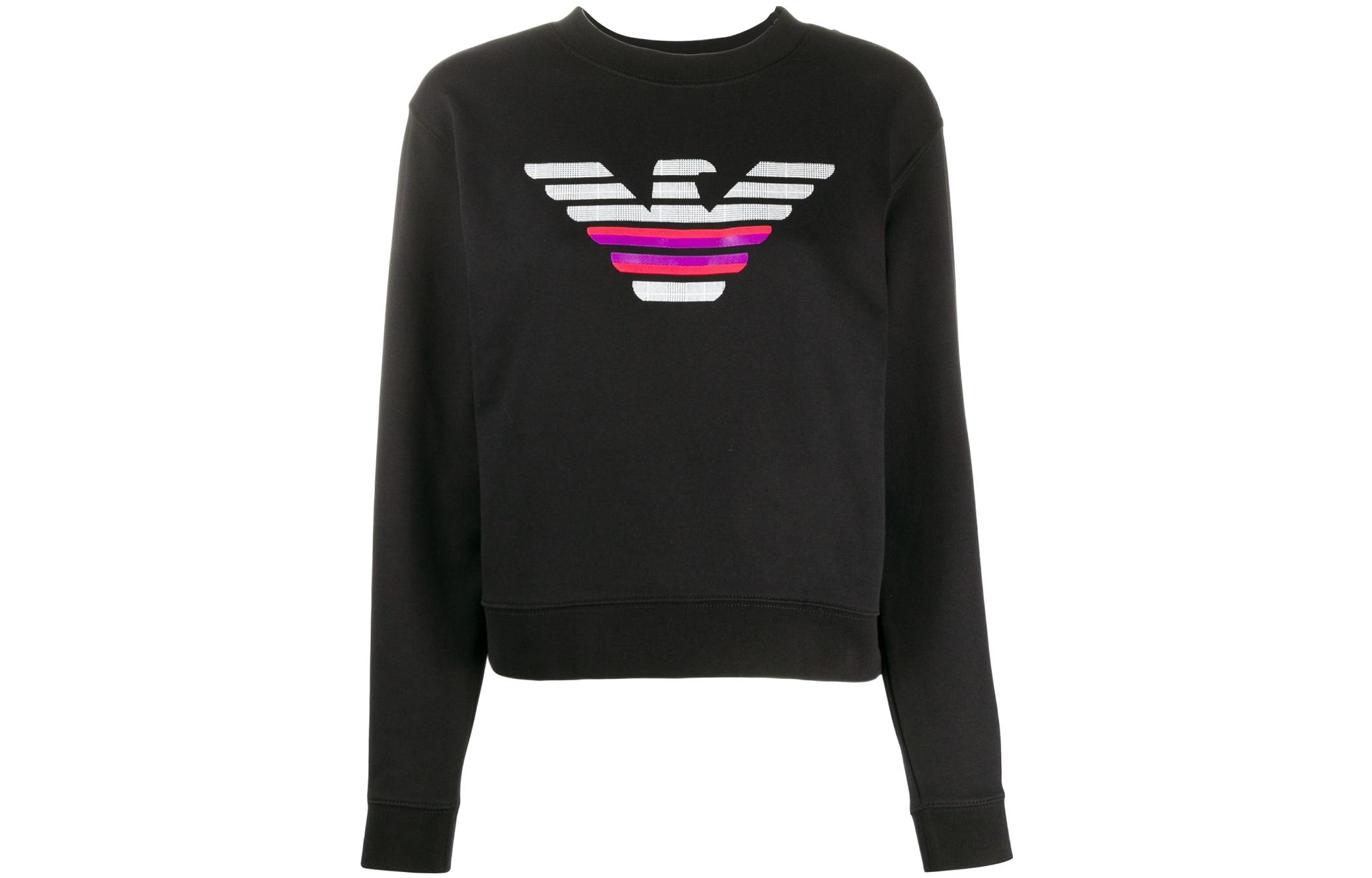 

Свитшот женский черный EMPORIO ARMANI