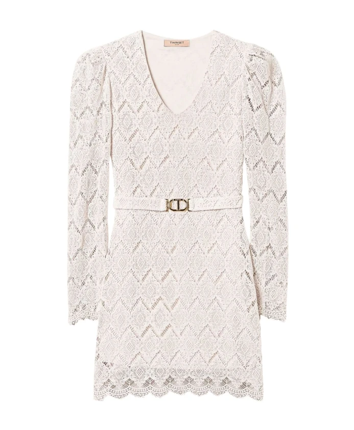 

Короткое платье Twinset, бежевый