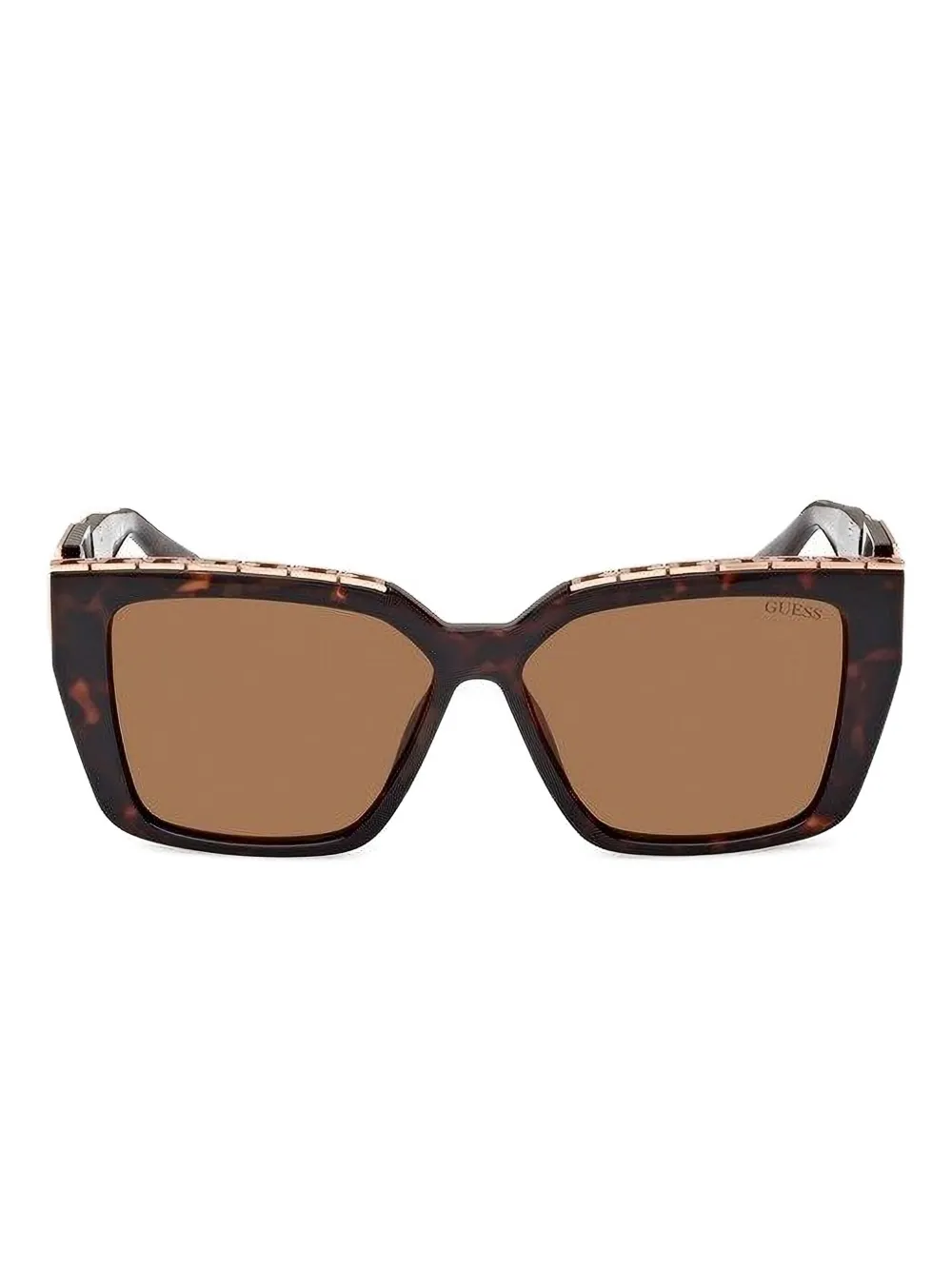 

Солнцезащитные очки в квадратной оправе GUESS EYEWEAR, коричневый