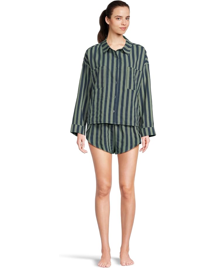

Пижама Honeydew Intimates Brunch Date Long, цвет Royal Stripe