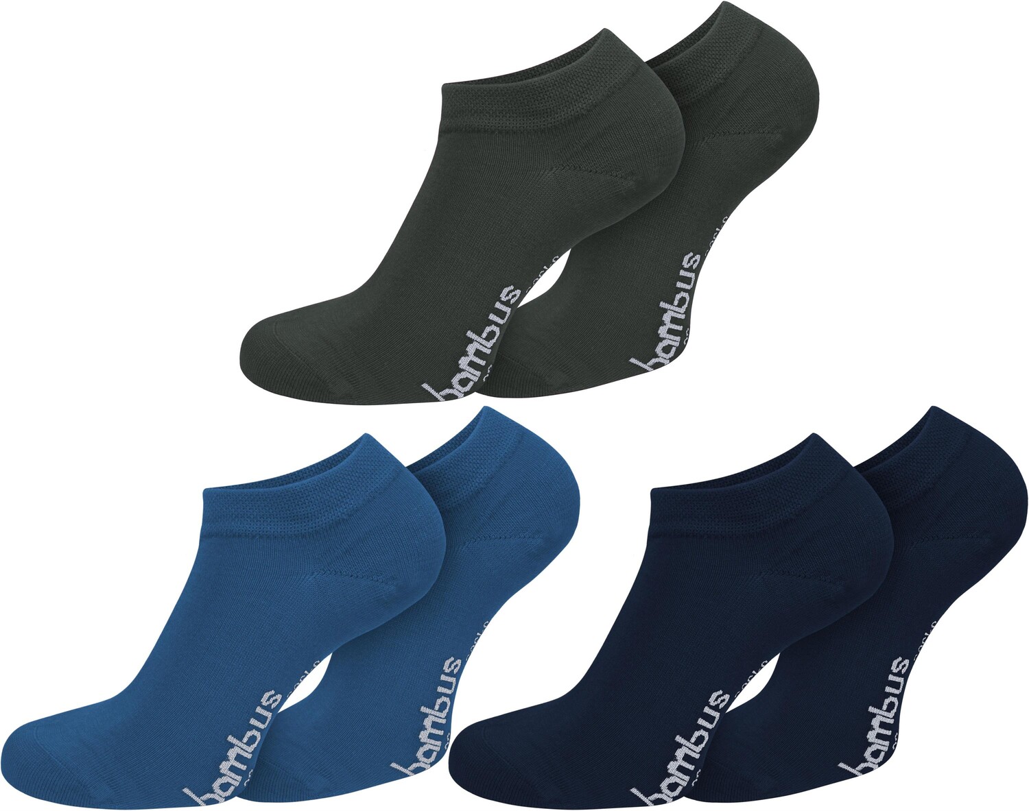 

Носки normani 6 шт Bambus Gesundheits Sneakers, цвет Anthrazit/Blau/Marine