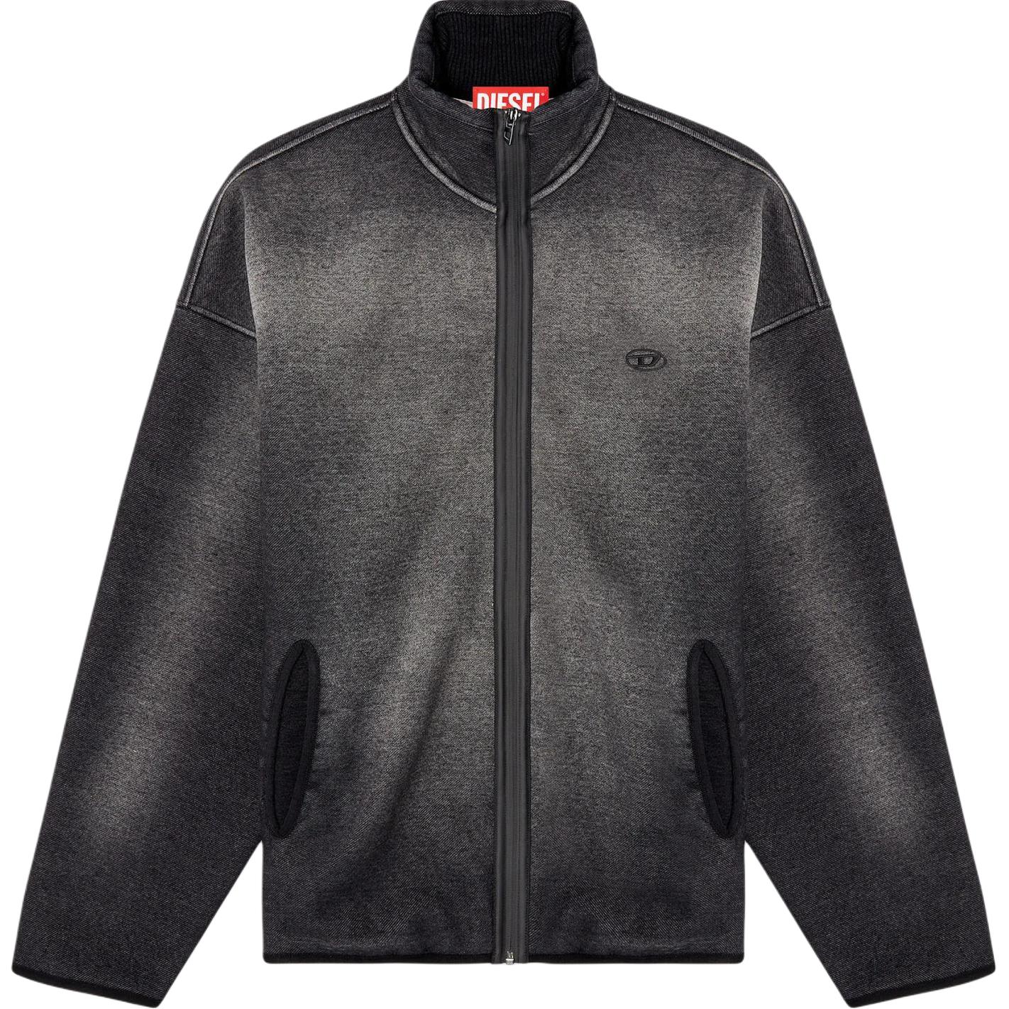 

DIESEL Свитшот с молнией, Black