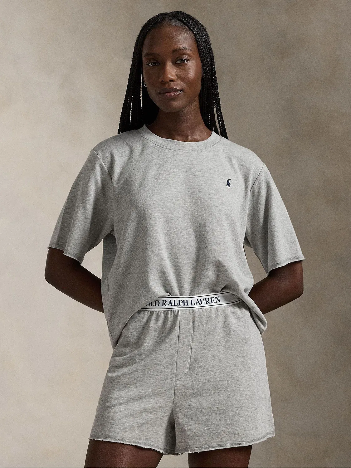 Пижама терри Polo Ralph Lauren, Серый