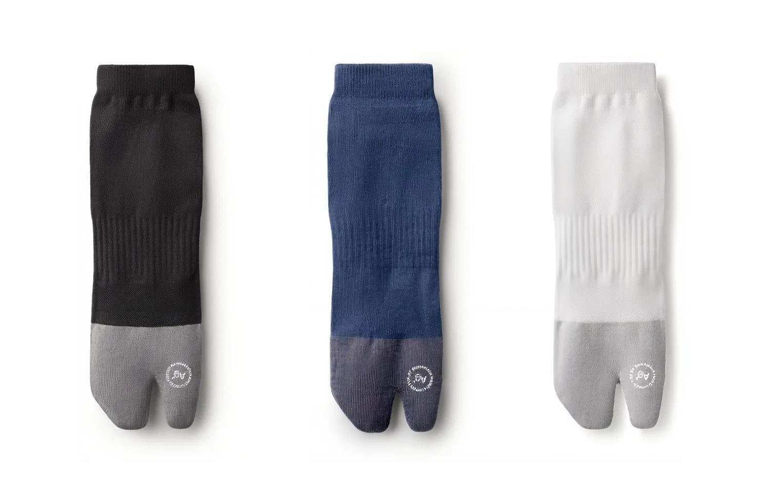 Детские носки-гольфы набор 3 пары BANANA IN, Carbon Black+Polar Blue+White