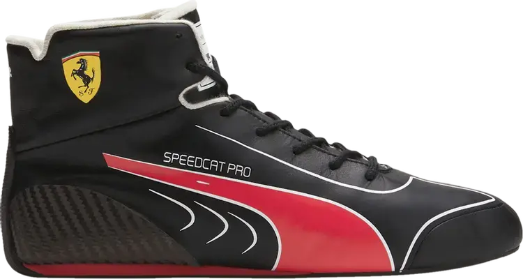 

Кроссовки Puma Scuderia Ferrari x Speedcat Pro CL Replica Black Rosso Corsa, черный