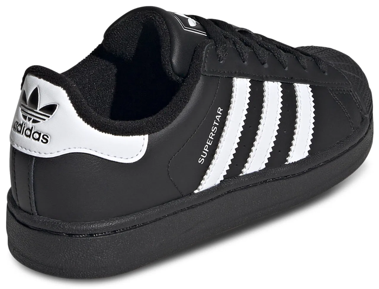 Кроссовки для мальчиков Superstar Adidas, белый/черный — фото 4