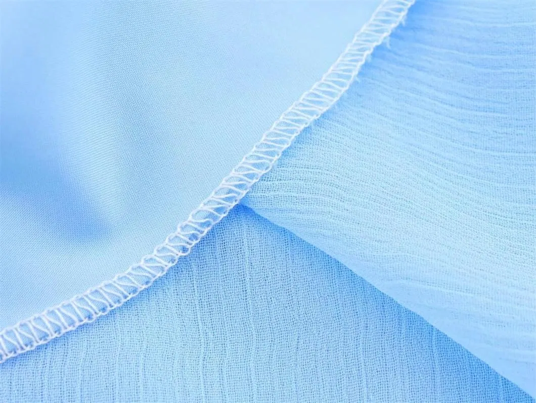 Женское летнее платье A-силуэта с кружевом Generic, Blue — фото 2