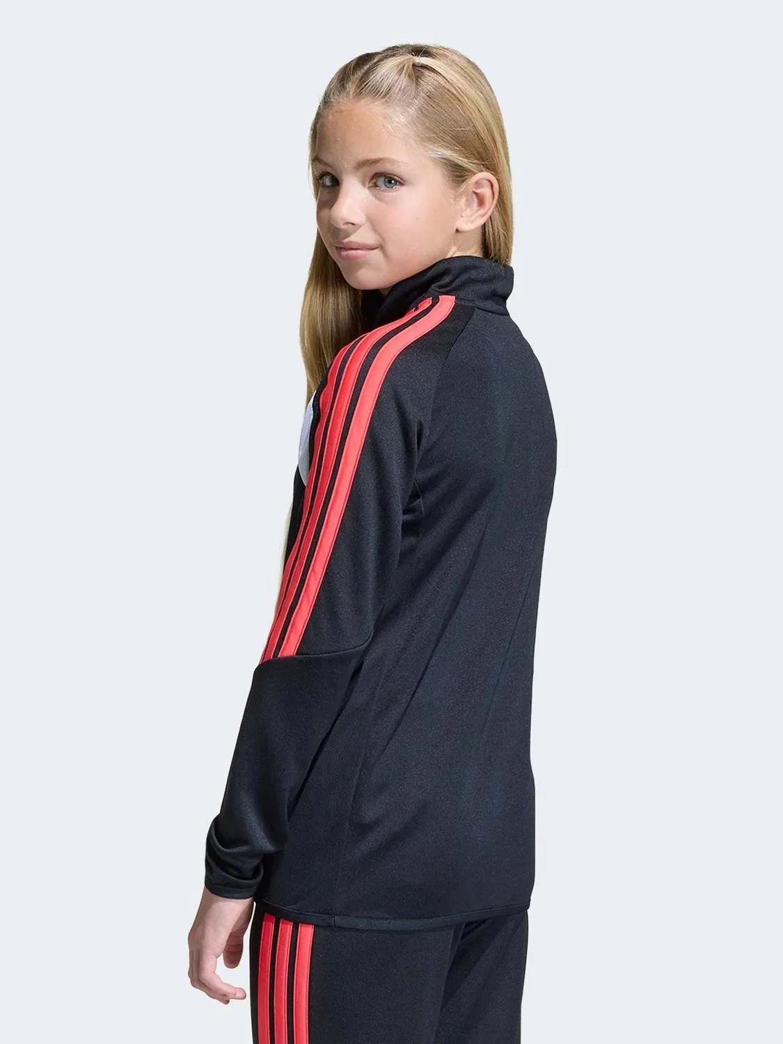 Тренировочная куртка Tiro 26 League adidas, черный/красный — фото 2