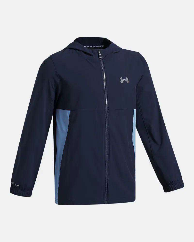 Куртка прямого кроя Tech Hybrid Wvn UnderArmour, Academy/Horizon Blue/Reflective — фото 3