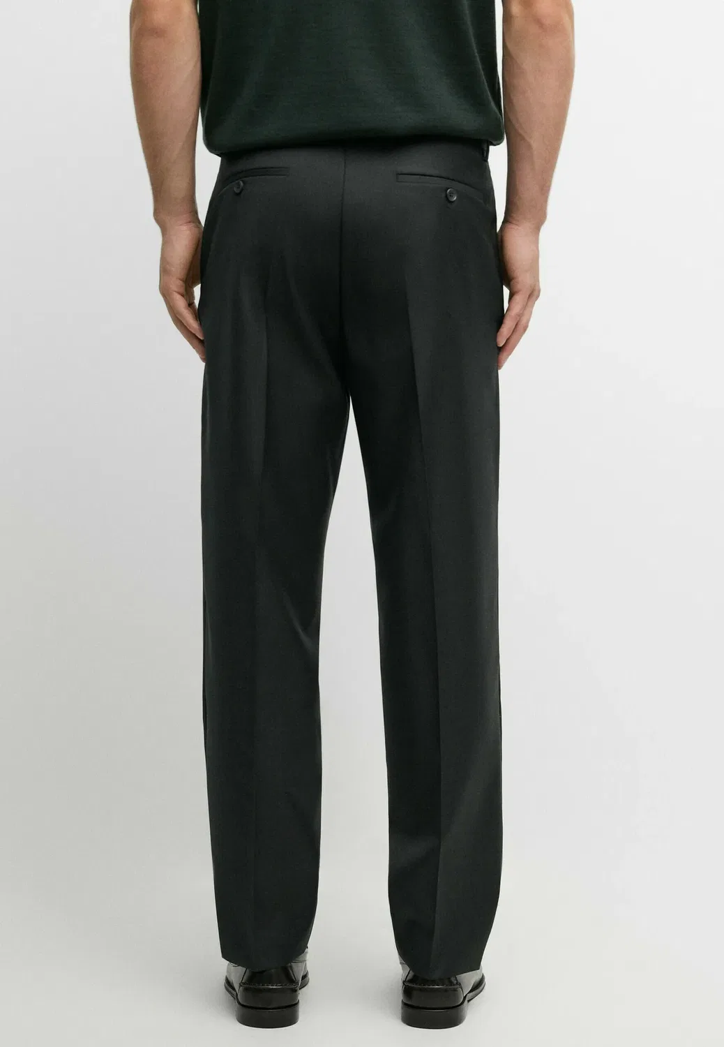 Брюки от костюма Massimo Dutti, Dark Grey — фото 3