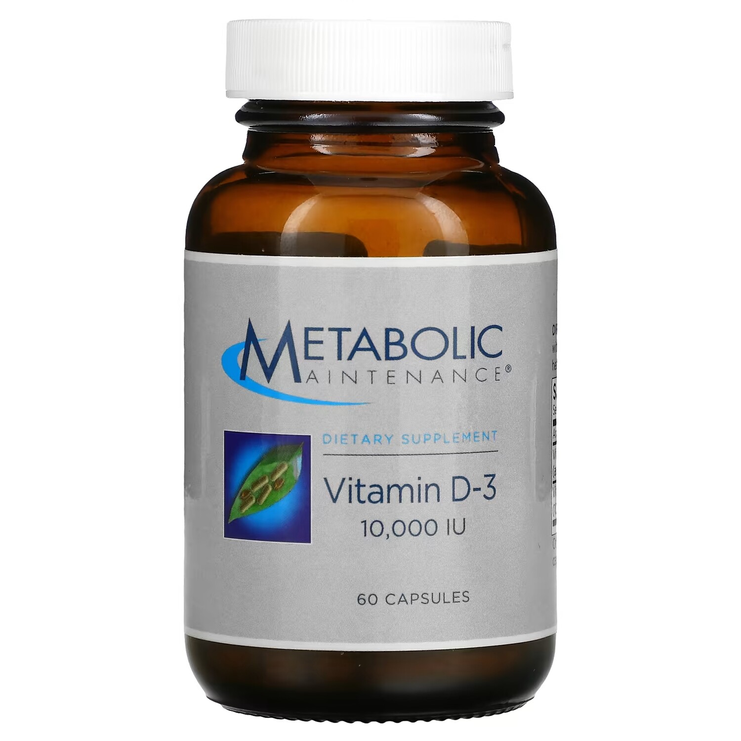 

Metabolic Maintenance Vitamin D-3 10,000 IU, 60 капсул