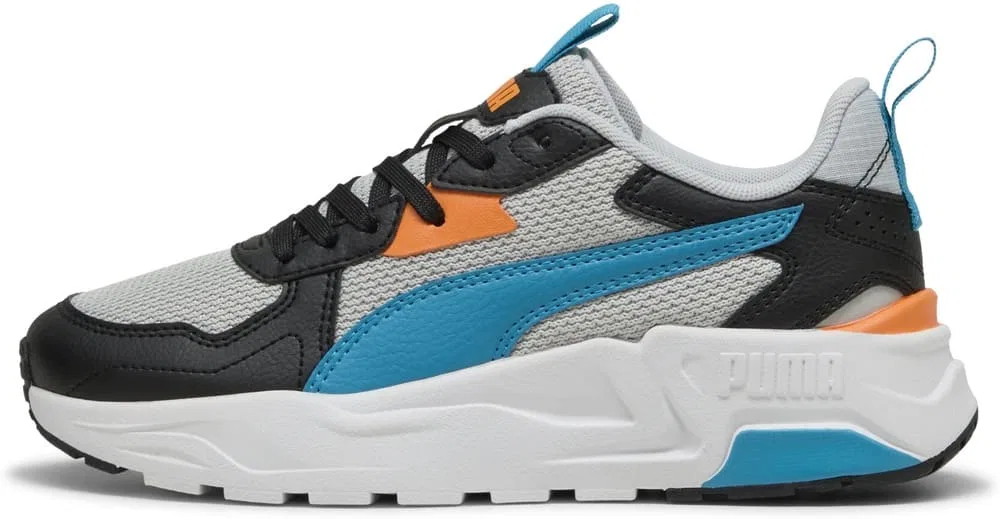 Кроссовки низкие детские Trinity Lite Jr Puma, серый — фото 3