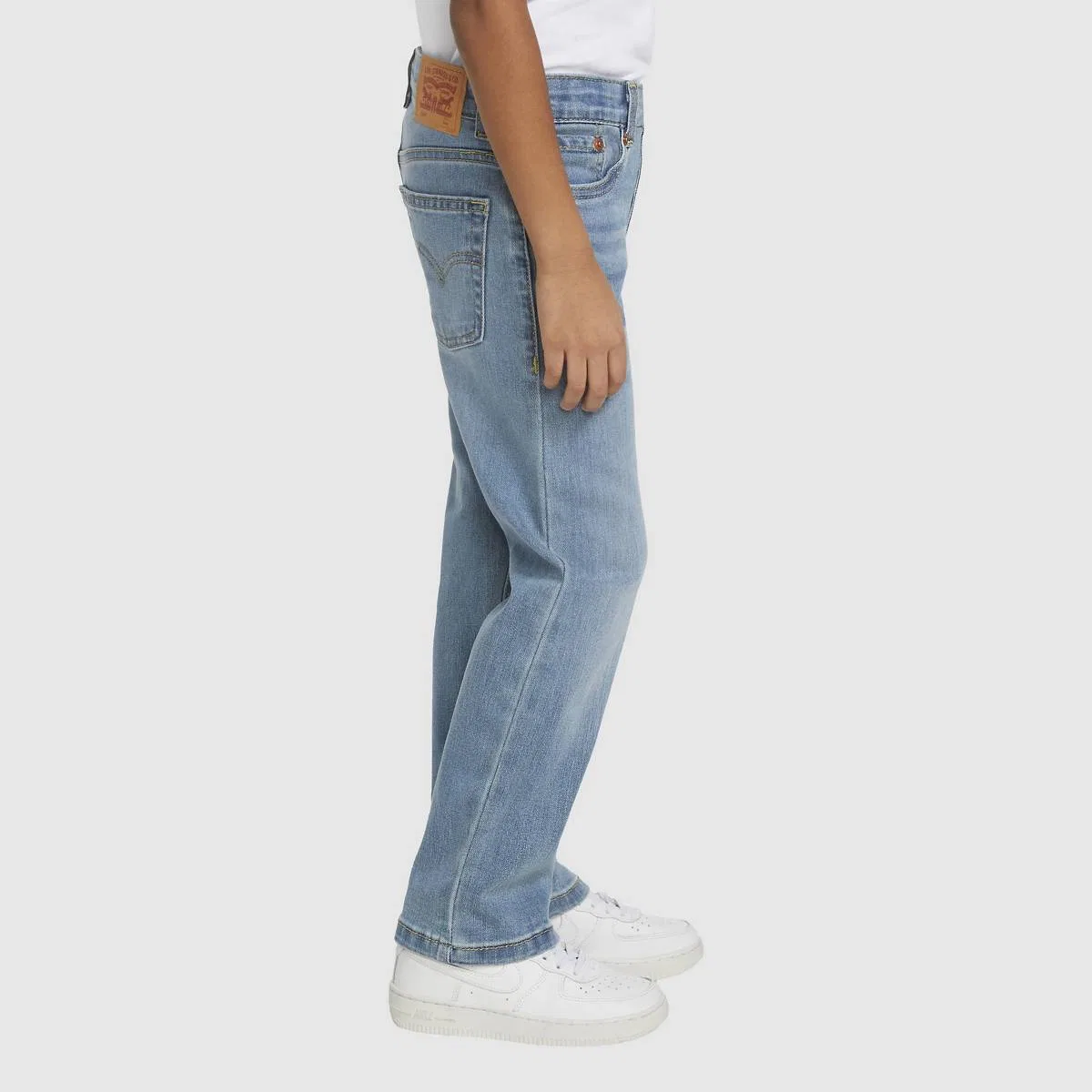 Прямые спортивные джинсы 514 для мальчиков 4-7 лет Levi's, Blue Stone - Light Wash — фото 3