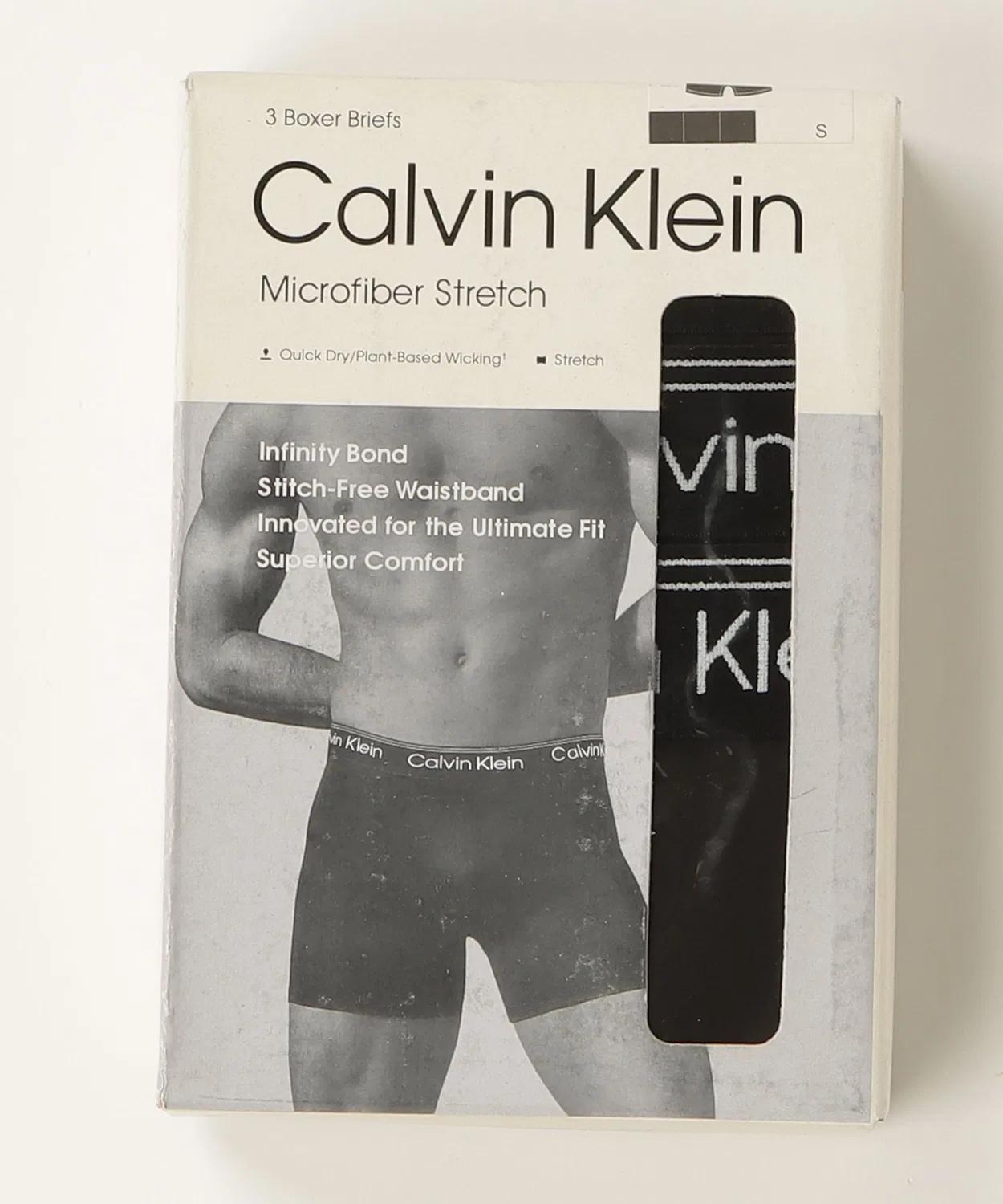 Мужские боксеры Calvin Klein Intense 3-Pack Microfiber Stretch, Black — фото 2