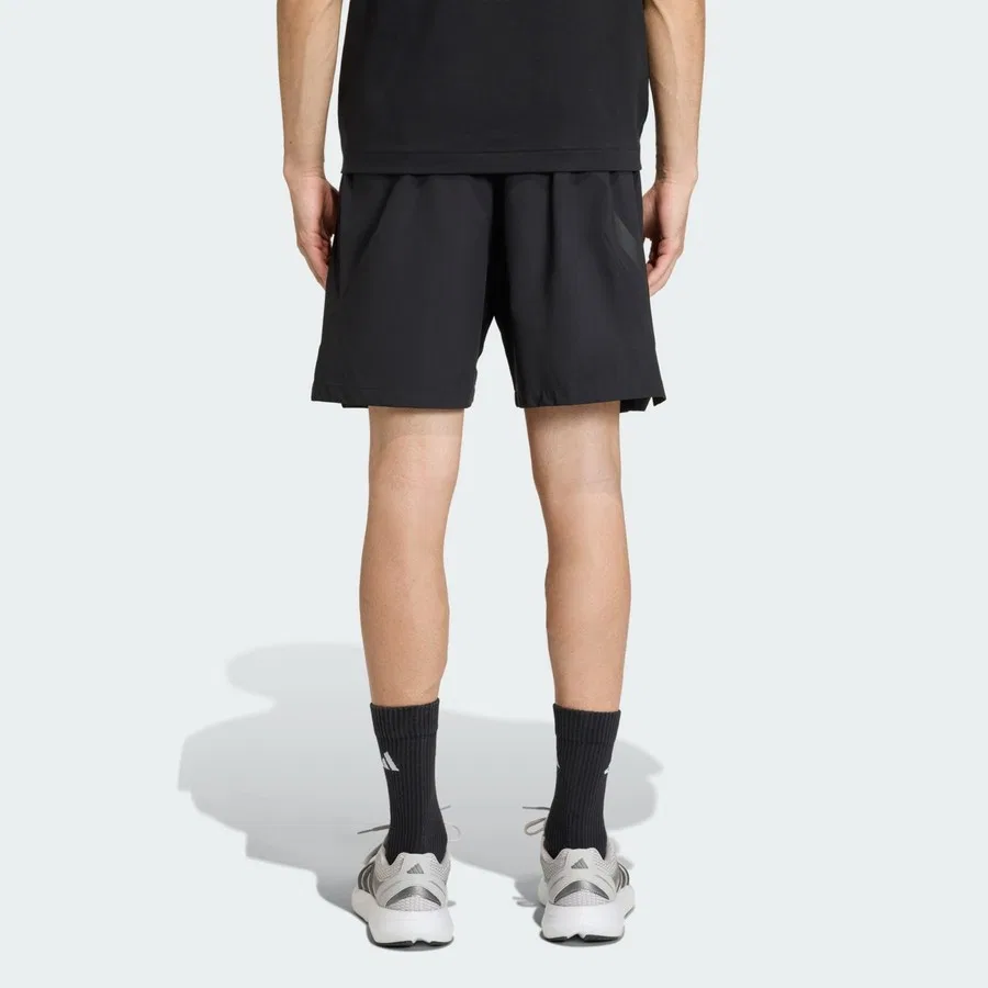 Шорты спортивные с принтом Z.N.E. adidas, Черный — фото 2