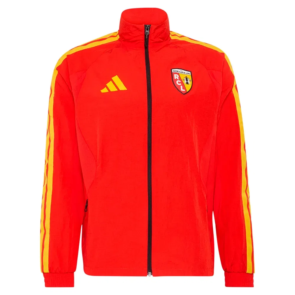 Мужской свитшот с полной застежкой-молнией Adidas RC Lens Home Anthem, Red