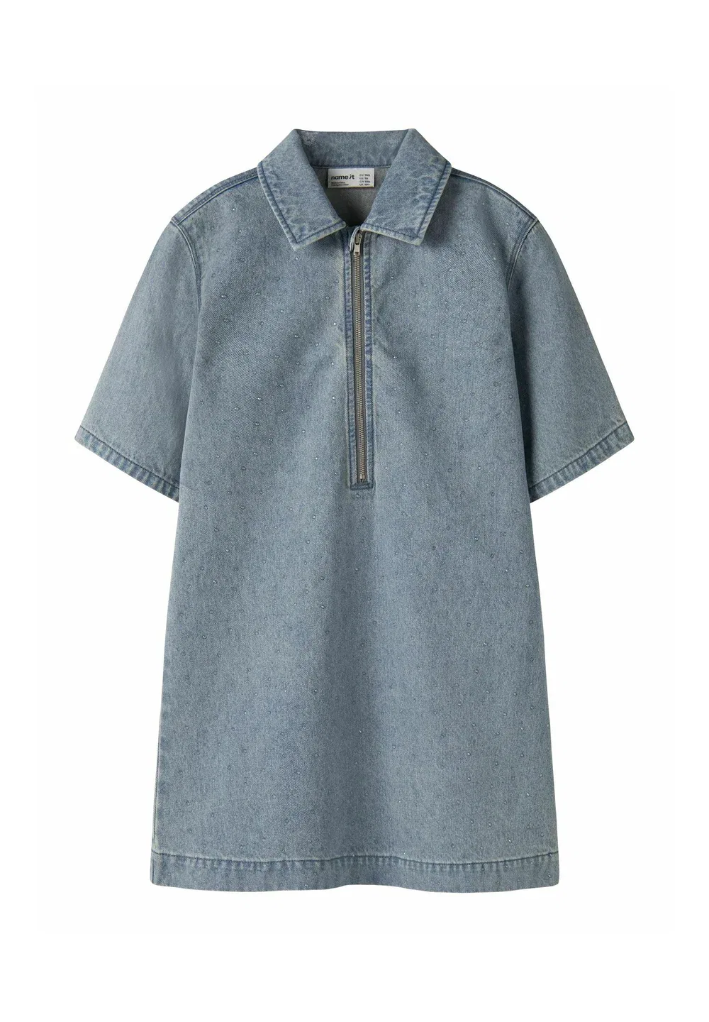 Джинсовое платье свободного кроя - джинсовое платье Name It, Special Blue Grey Denim