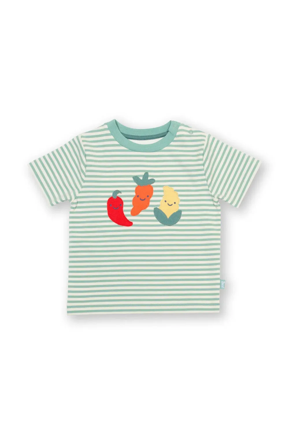 Детская футболка Wonky Veg Kite, Green