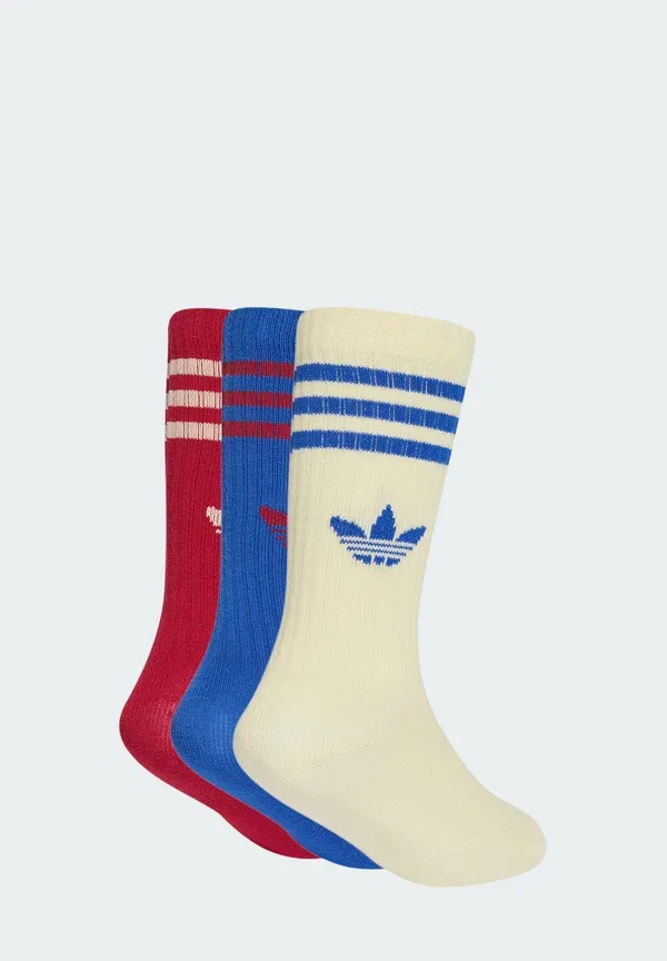 Носки Adidas Originals, красный/синий/ванильный — фото 2