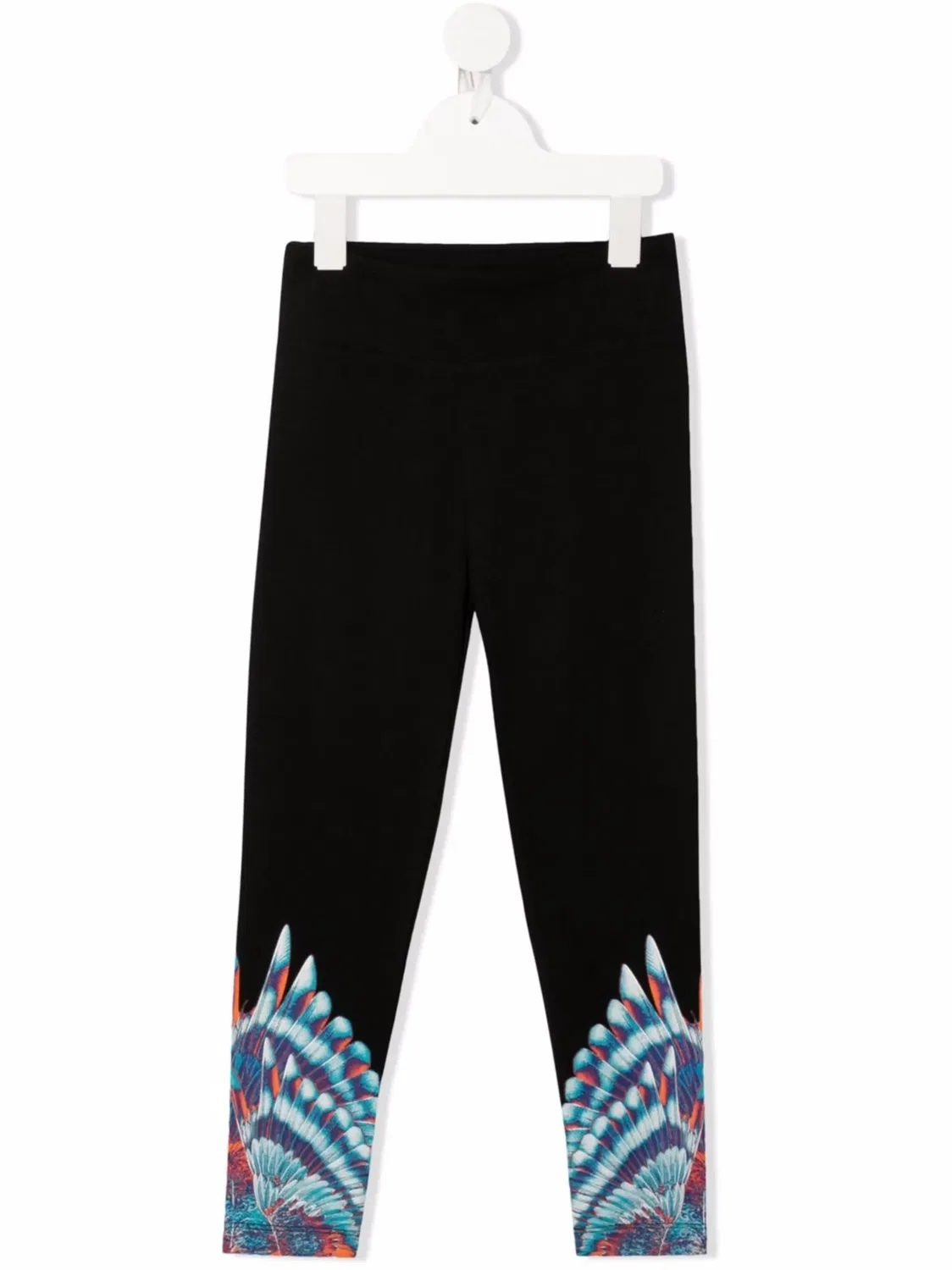 Брюки с принтом Wings Marcelo Burlon County of Milan, черный