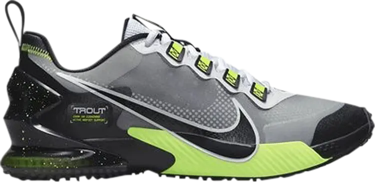 

Кроссовки Nike Force Zoom Trout LTD TF 'Light Smoke Grey Volt', серый