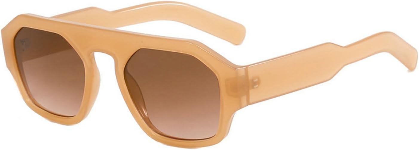 

Солнцезащитные очки Laureles Gradient Square для женщин, модные солнцезащитные очки с леопардовым принтом, коричневые солнцезащитные очки для мужчин и для путешествий на открытом воздухе, женские солнцезащитные очки, C2