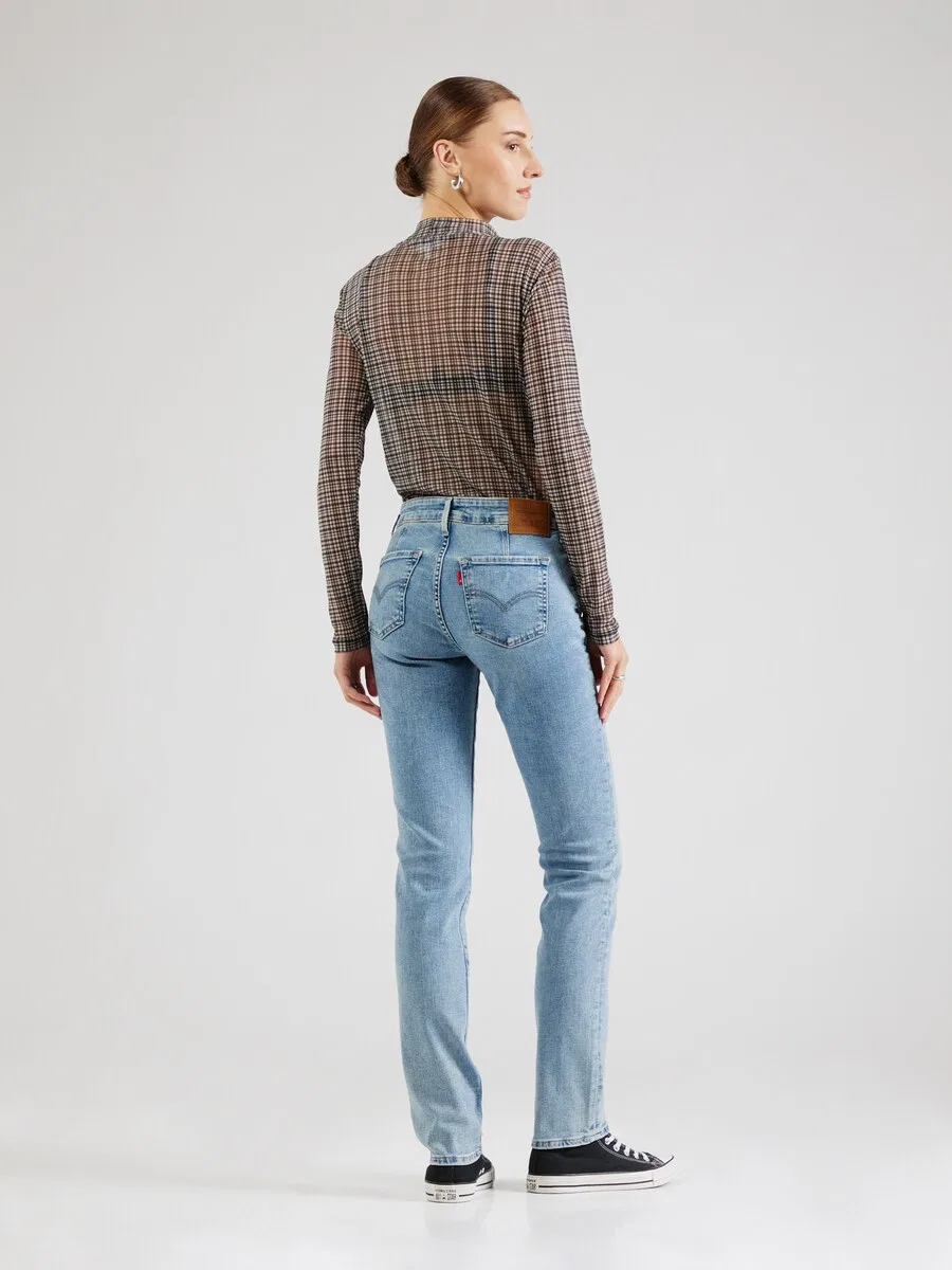 Джинсы LEVI'S Slim fit '712 Slim Welt Pocket' синего цвета — фото 4
