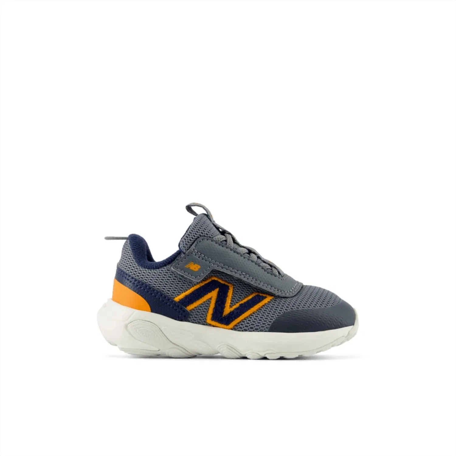 Детские кроссовки для мальчиков с амортизацией Fresh Foam New-B 1440 New Balance, Grey/Blue — фото 2