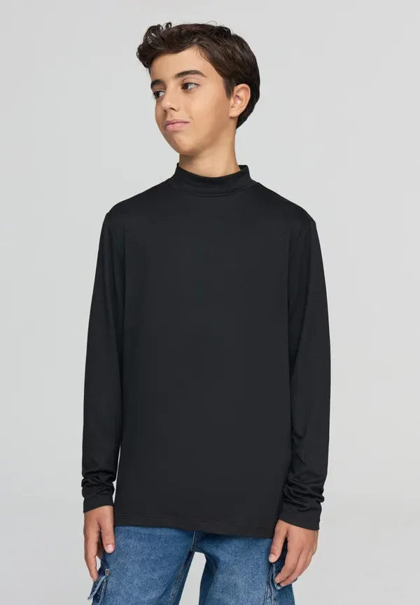 Комплект из 3 водолазок, Jersey, Lupetto Elasticizz, Terranova, Ivory, Dark Grey, черный/темно-серый — фото 2