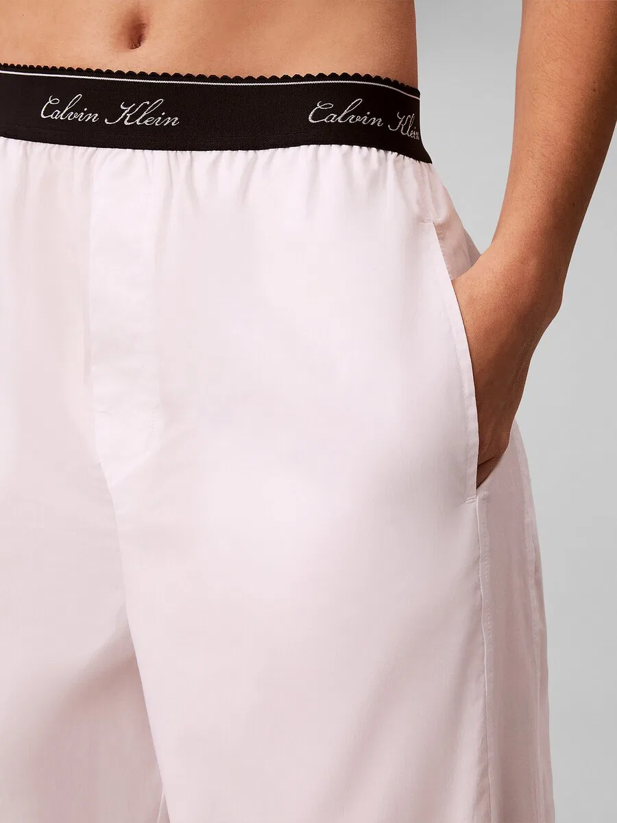 Пижамные штаны Calvin Klein белого цвета — фото 3