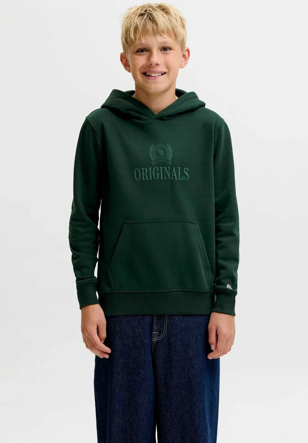 Худи с надписью, худи для подростков - худи Jack & Jones Junior, Pine Grove — фото 2