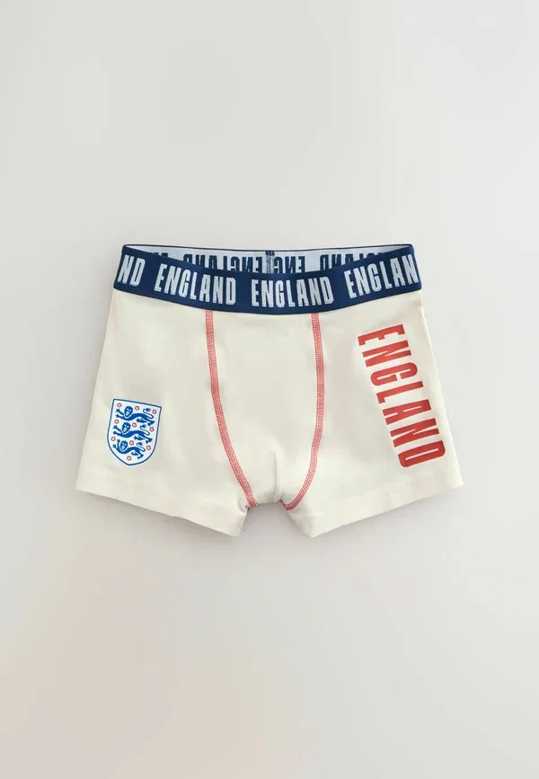 Трусы комплект 3 шт Regular fit England FA Trunks Next red white navy, белый/красный/темно-синий — фото 4