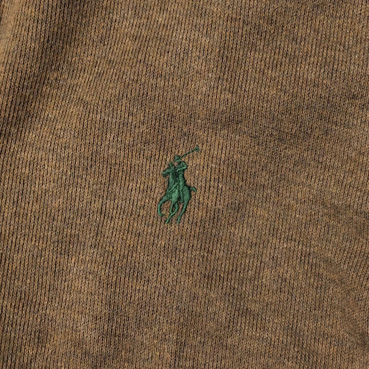Свитшот мужской с воротником-стойкой, коричневый, Polo Ralph Lauren — фото 4