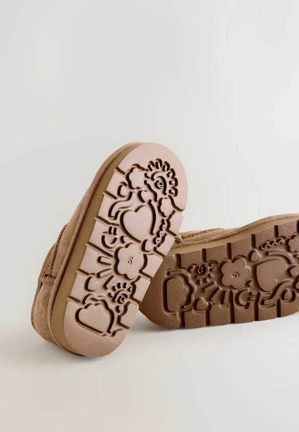 Ботинки замшевые Regular fit suede shoot shoes Next Tan Brown, светло-коричневый — фото 3