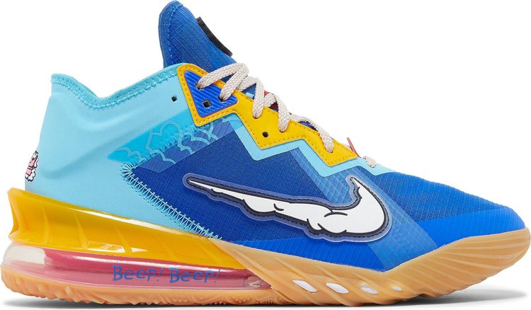 Кроссовки Nike Space Jam x LeBron 18 Low EP 'Wile E. x Roadrunner', многоцветный - фото