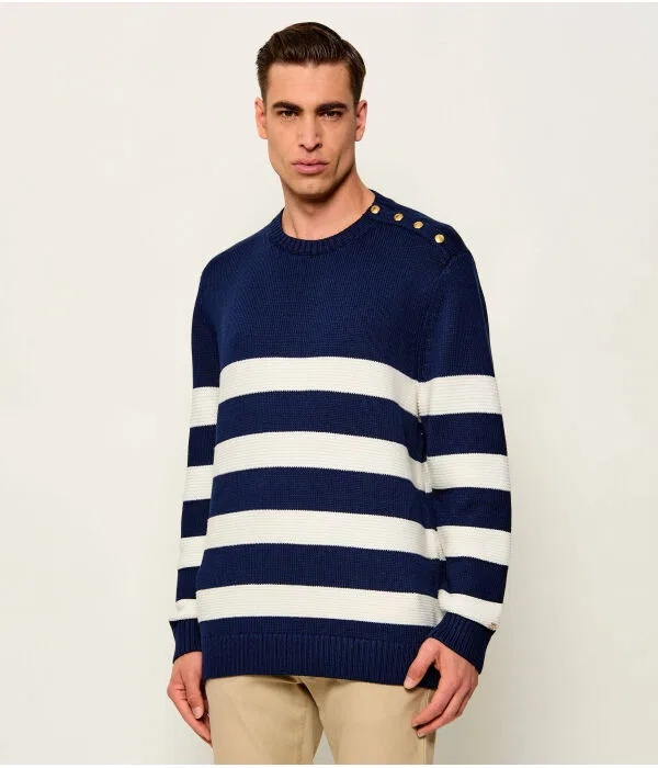 Мужской джемпер свободного кроя DC Breton Tommy Hilfiger, Blu Marino