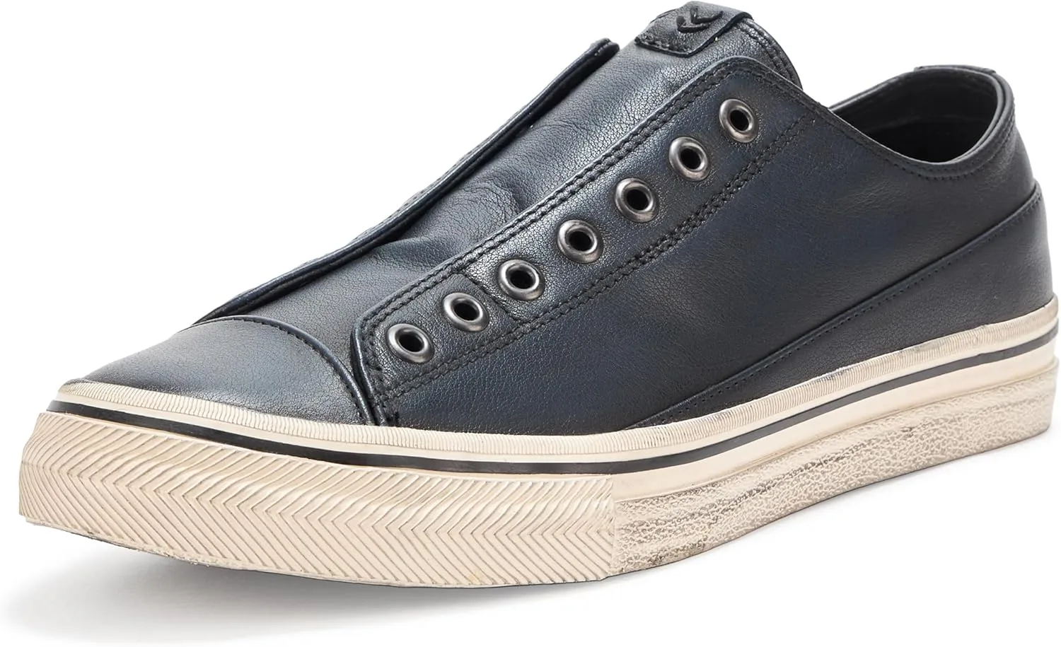 Мужские низкие кеды John Varvatos Vulc на шнуровке, темно-синий