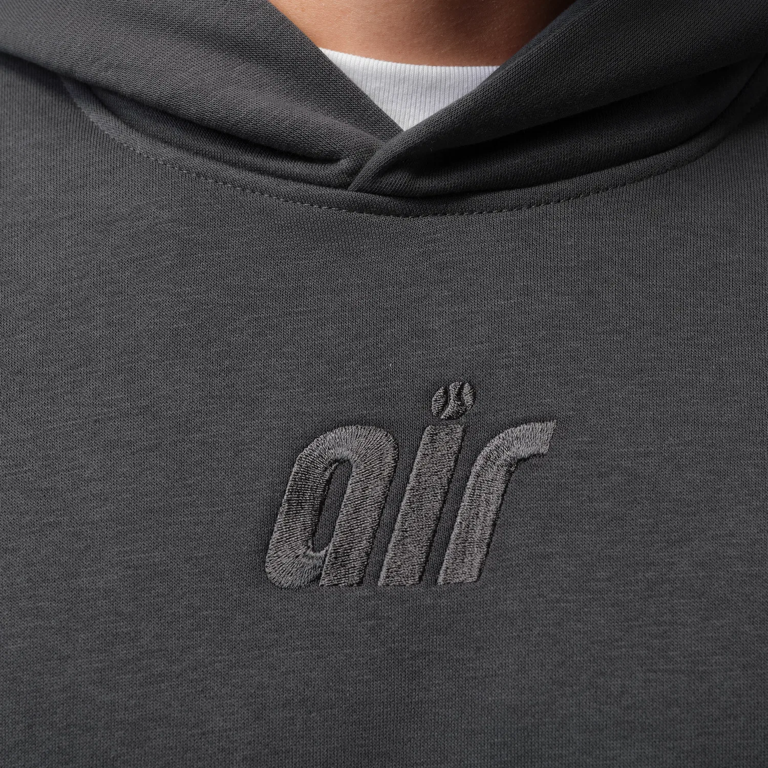 Мужское худи Brooklyn Fleece Oversized Hoodie 'Anthracite' Jordan, Anthracite — фото 3