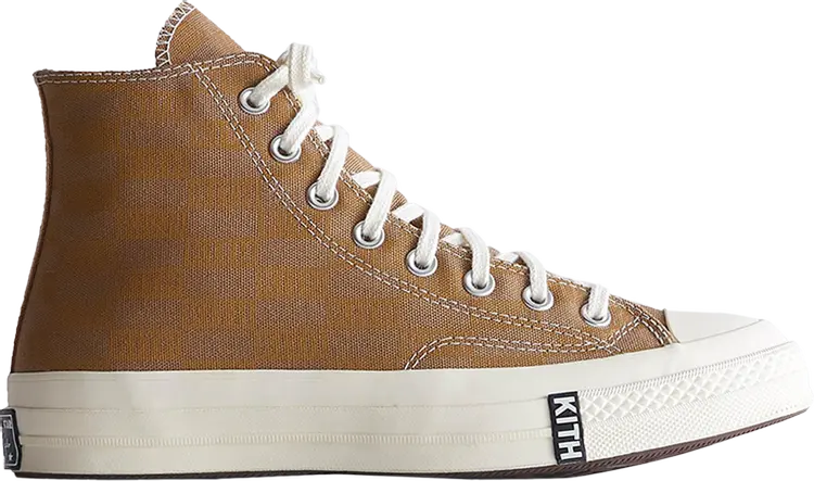 

Кроссовки Converse Kith x Chuck 70 High Tannin Monogram, загар