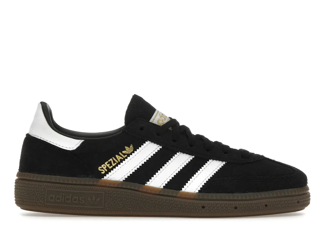 Детские кроссовки lifestyle с замшевым верхом Adidas Handball Spezial, Core Black/Cloud White/Gum