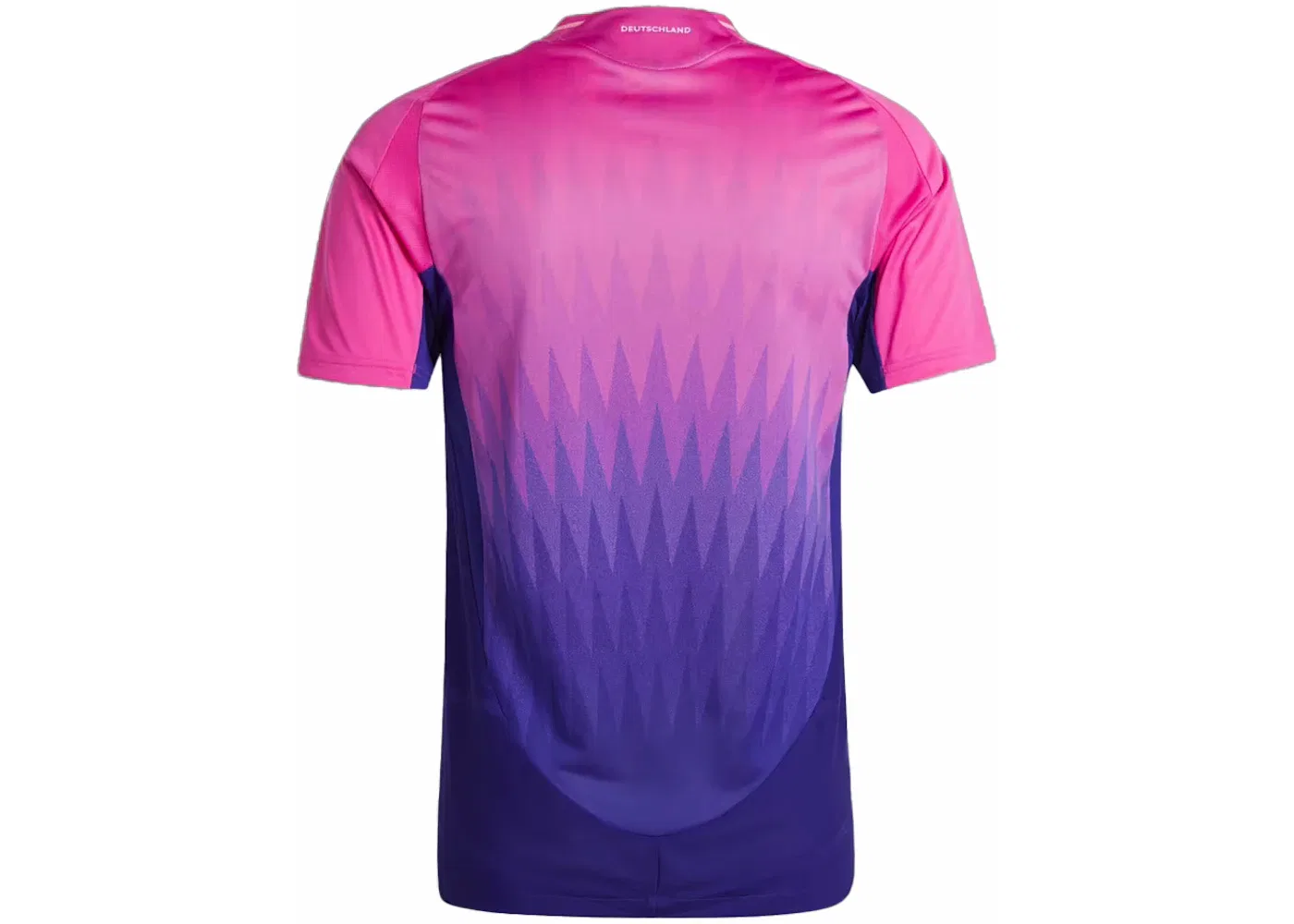 Мужская футбольная джерси с длинным рукавом Adidas Germany 2024 Away Authentic Jersey, Semi Lucid Fuchsia Team College Purple — фото 2