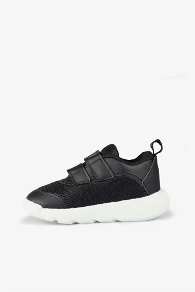 Детские спортивные кроссовки для девочек с липучкой Vicco, Black — фото 2