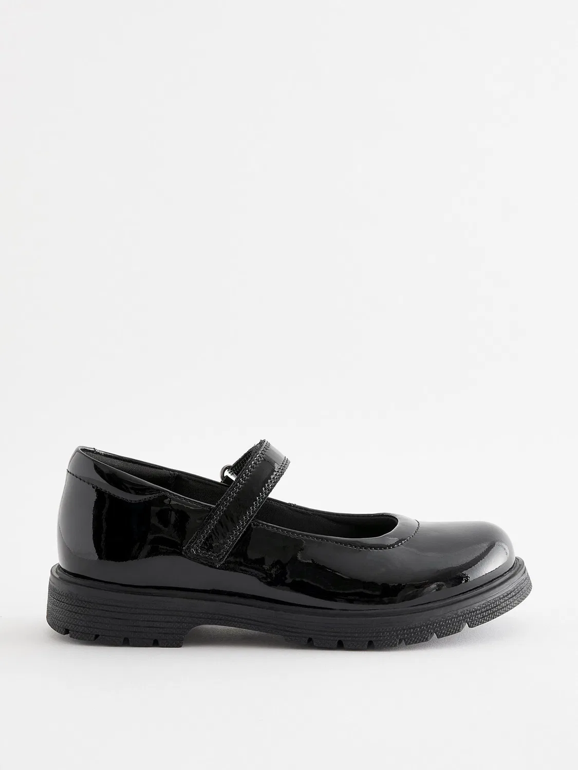 Туфли Мэри Джейн на широкую ногу, кожа Next, Black Patent — фото 2