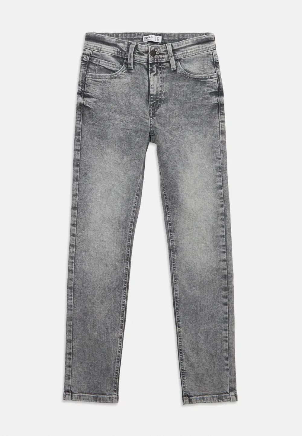 Джинсы Nkmsilas slim jeans 8809-md tb - джинсы зауженного кроя Name It, Medium Grey Denim — фото 3
