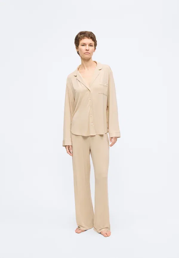 Пижамный комплект Lacoste Sous vetements, однотонный, модальный — фото 3