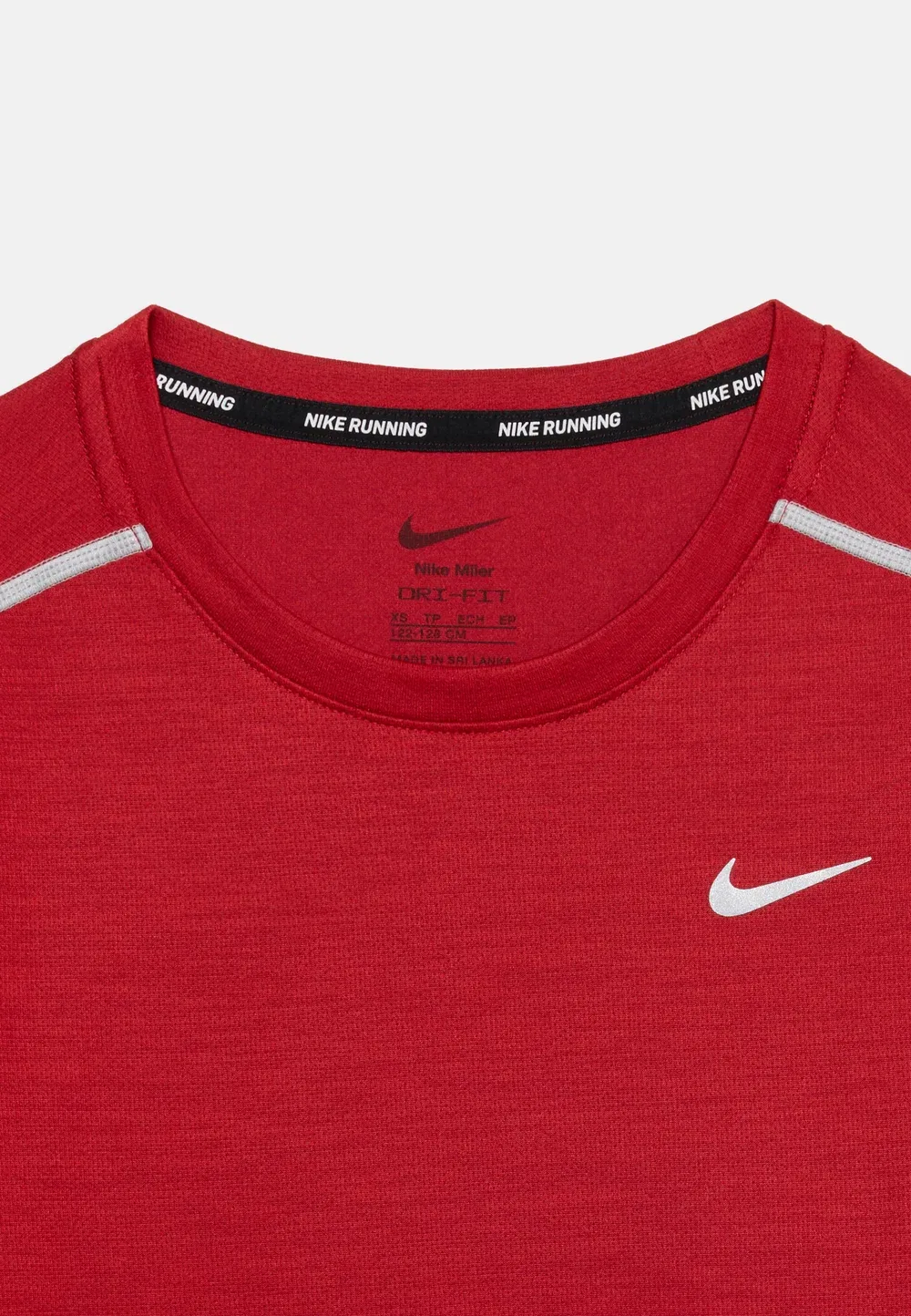 Спортивная футболка Miler унисекс Nike Performance, Tough Red/Reflective Silver-Coloured — фото 4