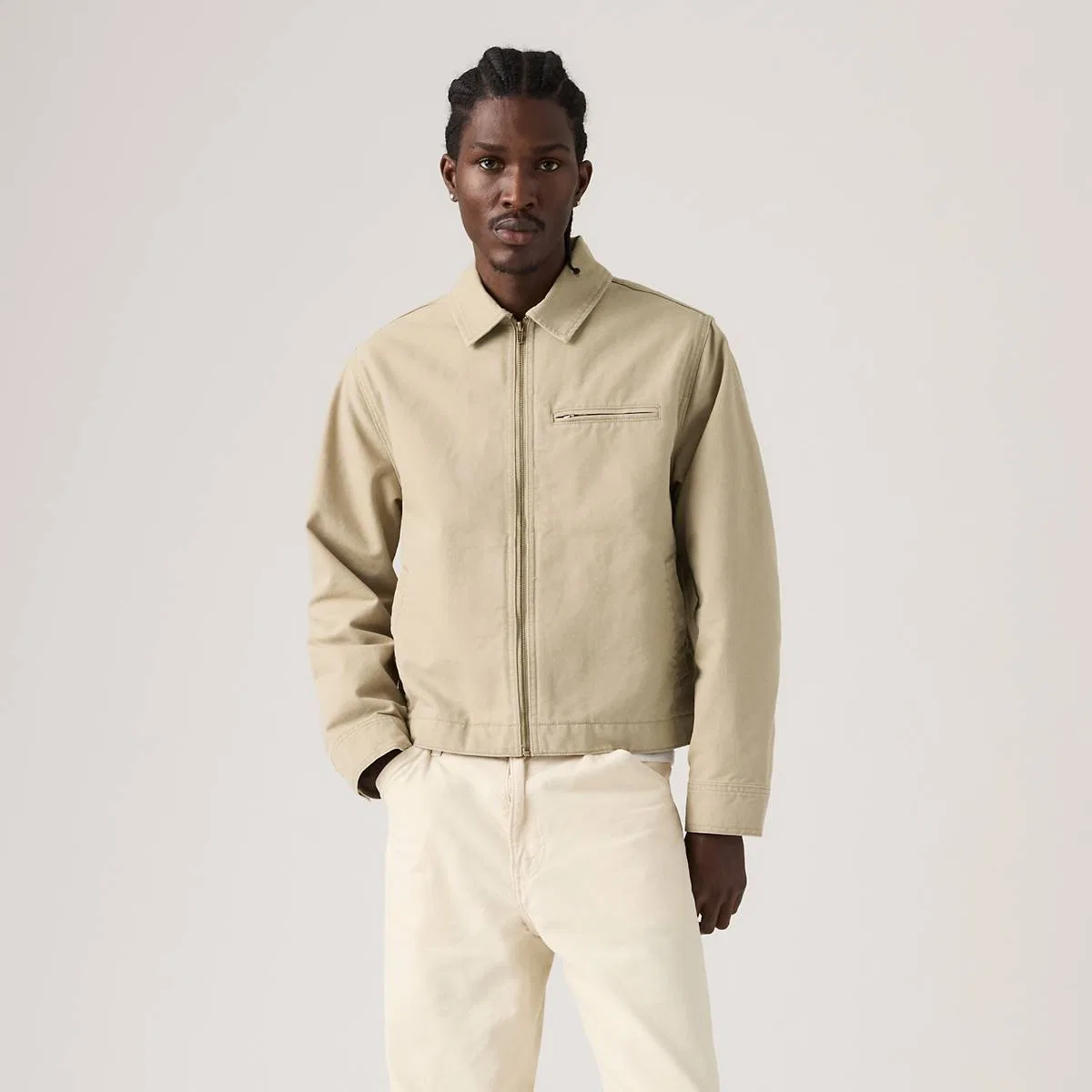 Куртка Cristobal garage Levi's, True Chino - White — фото 4