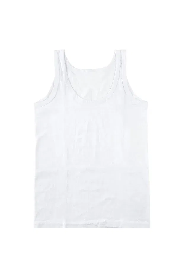 Детская майка для мальчиков хлопковая Tutku, White