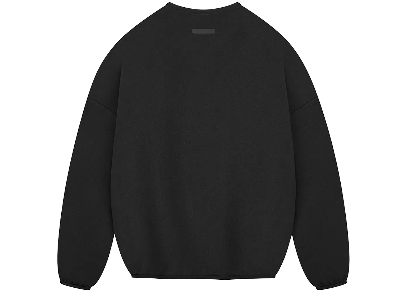 Мужской свитшот из футера с принтом Fear of God Athletics, Black — фото 2
