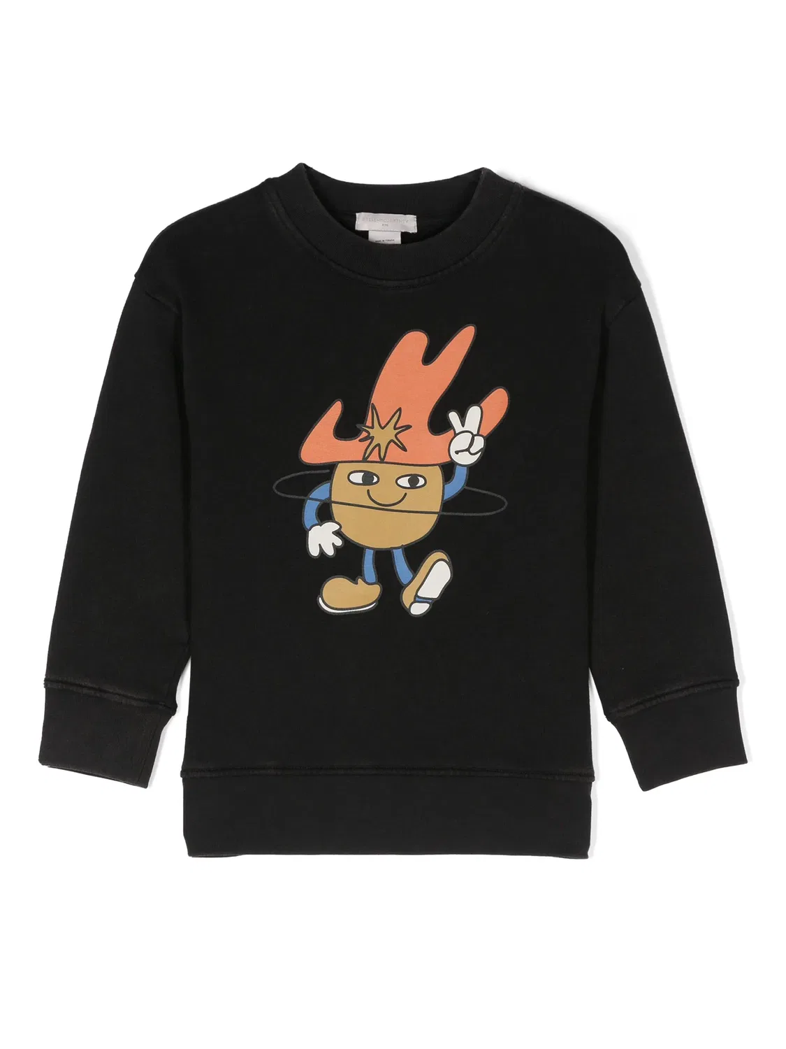 Свитшот с принтом Cosmic Cowboy Stella McCartney, черный